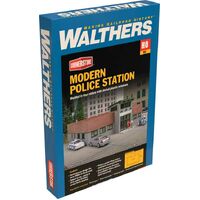 Walthers HO Modern Police Station Kit