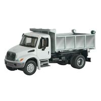 Walthers HO International(R) 4300 Single-Axle Dump Truck White with Utility Company decals