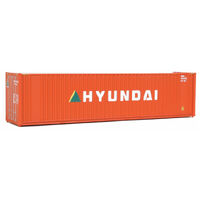 Walthers HO 40' Hi Cube Corrugated Container w/Flat Roof - Hyundai