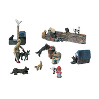 Woodland Scenics Cats and Dogs HO Scale Kit D226