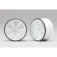 YOKOMO Racing Performer Drift High Traction Wheel (Offset 6mm/White)