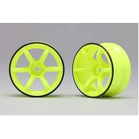 Yokomo Racing Performer Drift High Traction Wheel (Offset 6mm/Yellow)